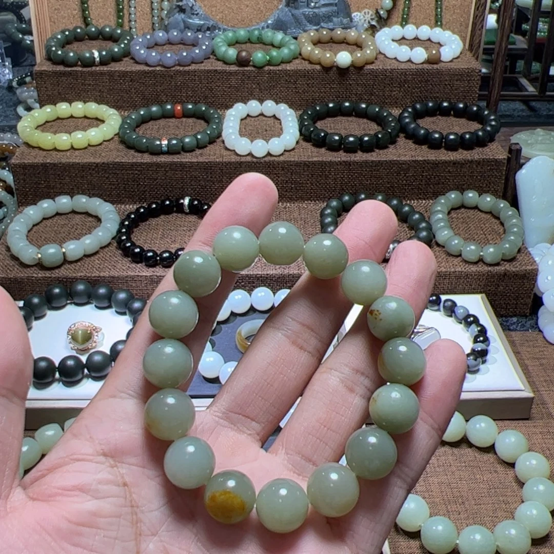 未镶嵌手链和田玉（糖玉）