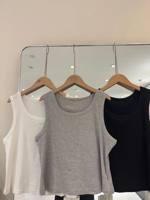 文文家夏季新款大码高弹背心9519