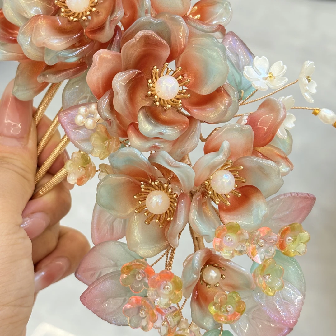 蓝橙色重工款琉璃定制链接