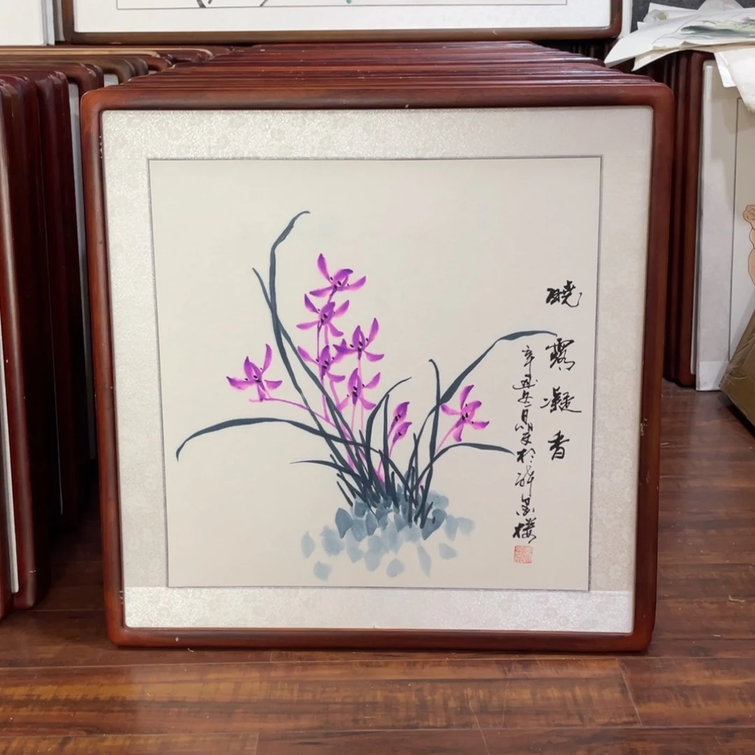 国画带框尺寸63*63厘米