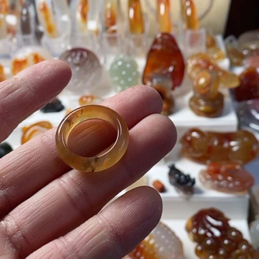 【闪购商品】玛瑙/玉髓戒指未镶嵌
