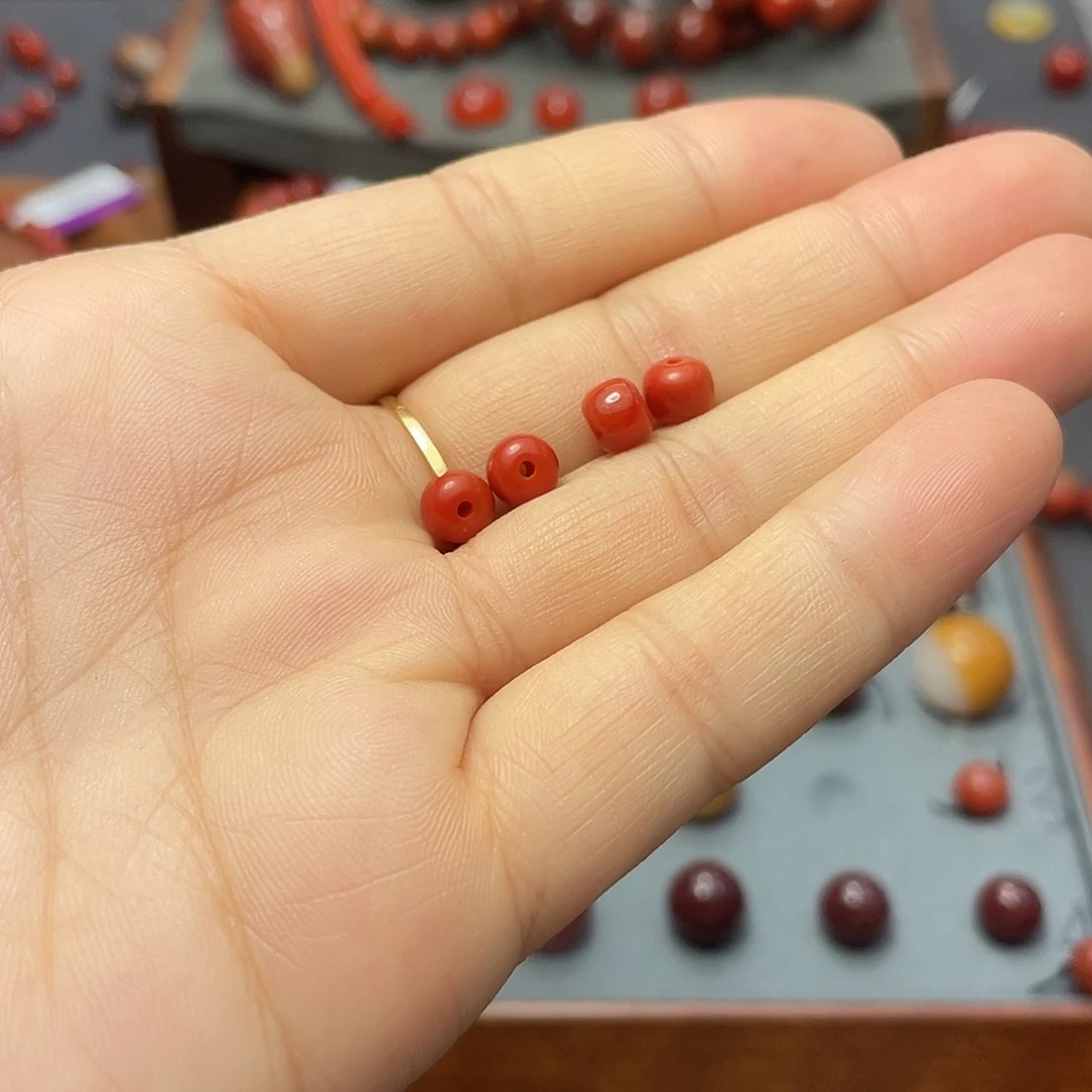 未镶嵌单珠南红玛瑙6多样性发1