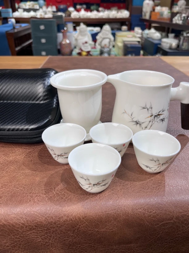 360金竹一壶四杯旅行茶具
