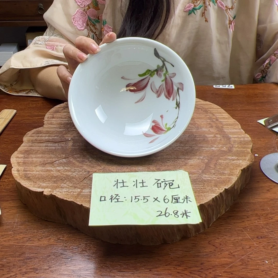 瓷片景德镇陶瓷手工手绘制作