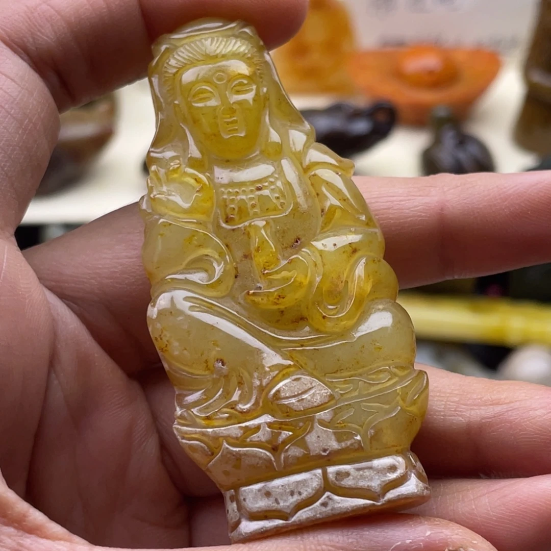 未镶嵌蛇纹石玉颈饰92