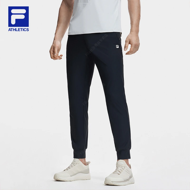 Fila/斐乐男款【超轻速干透气运动裤】夏季健身束脚裤A11M421617F
