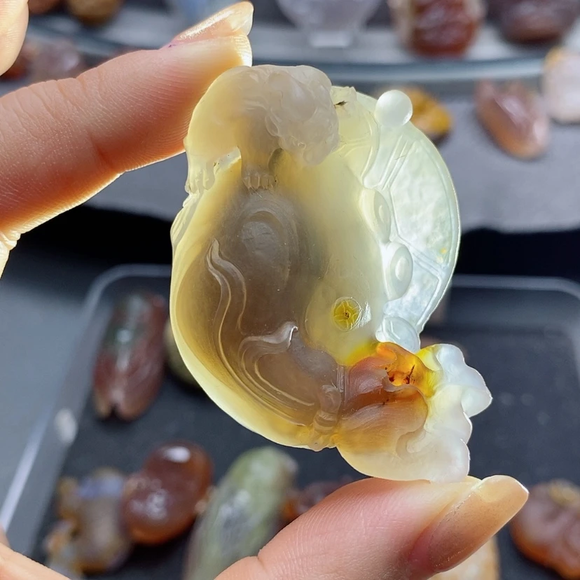 【闪购商品】未镶嵌吊坠定制玛瑙