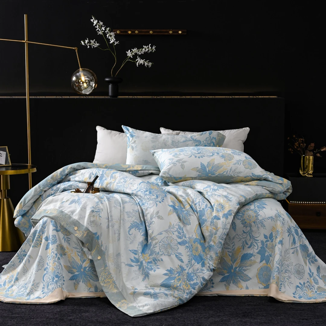 【万物生长兰】天麻洛神花双层纱全尺码被罩