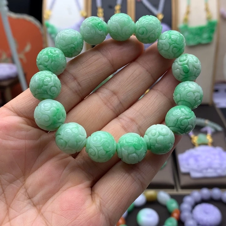 翡翠未镶嵌手链翡翠手链