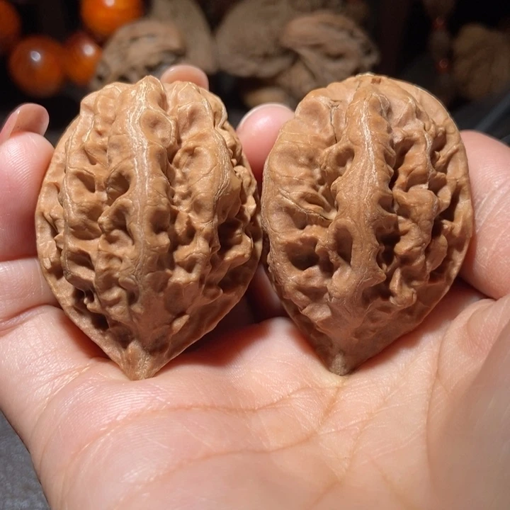 把件文玩核桃东北楸子小雪41