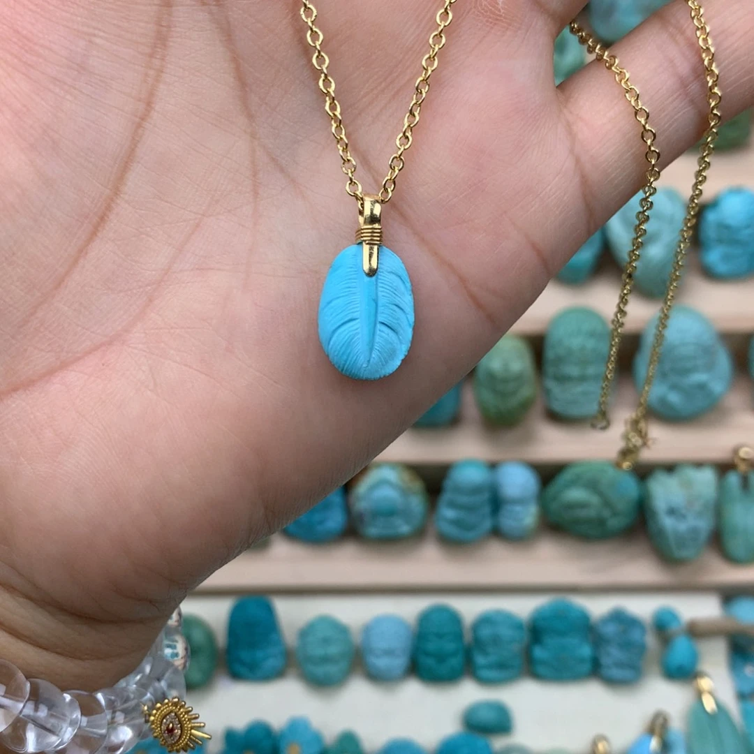 未镶嵌绿松石珠宝奇石