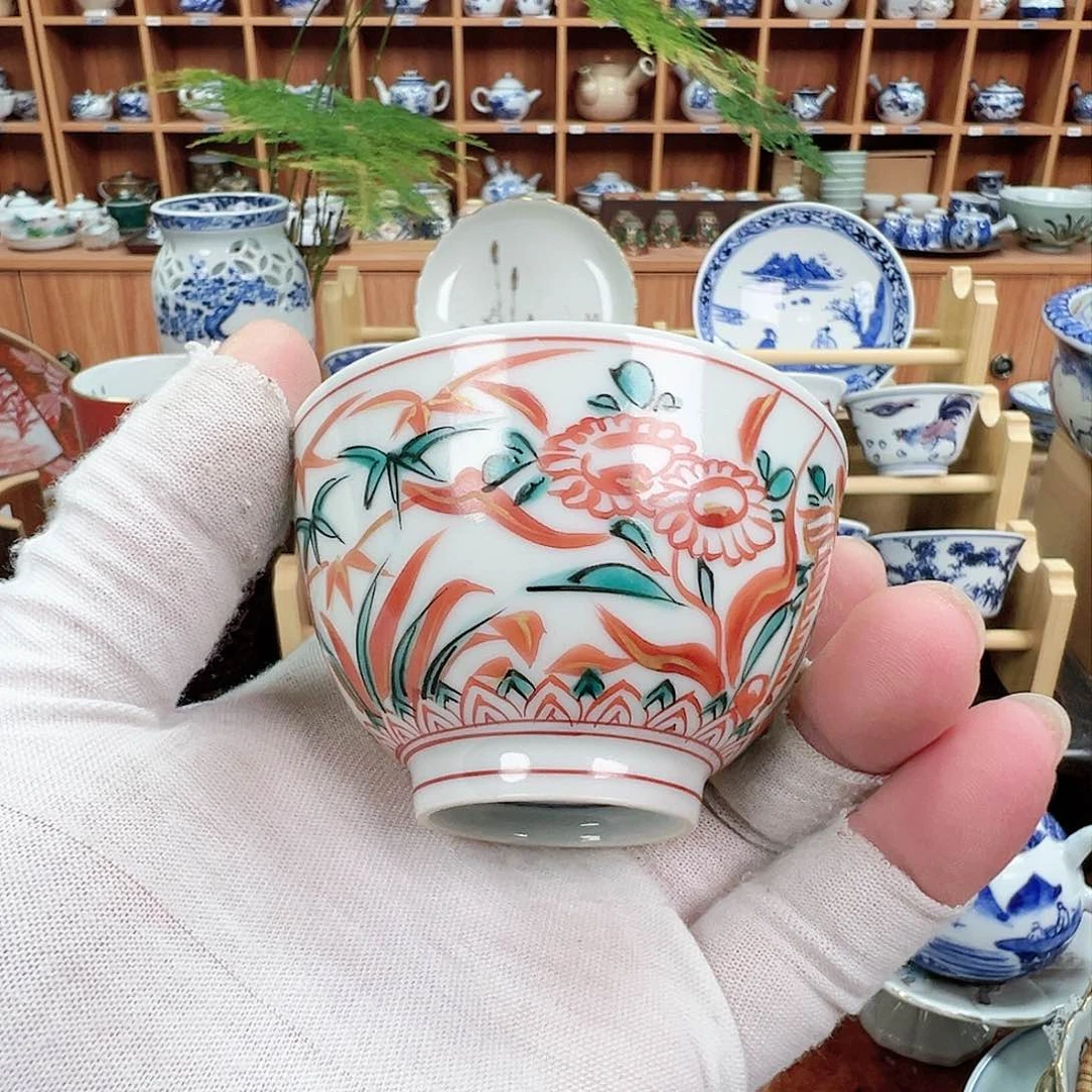 柴窑茶具茶壶茶杯盘子