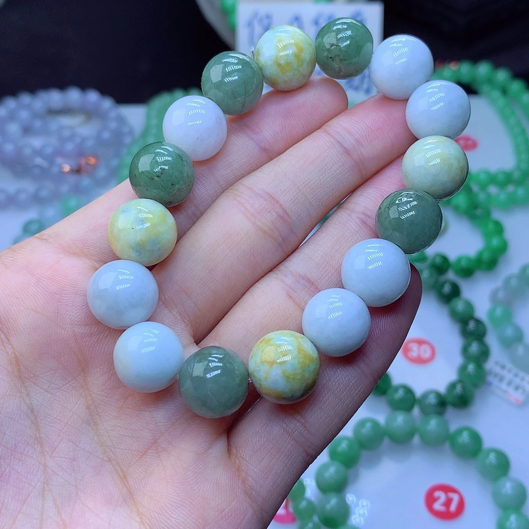 翡翠毛衣链未镶嵌13