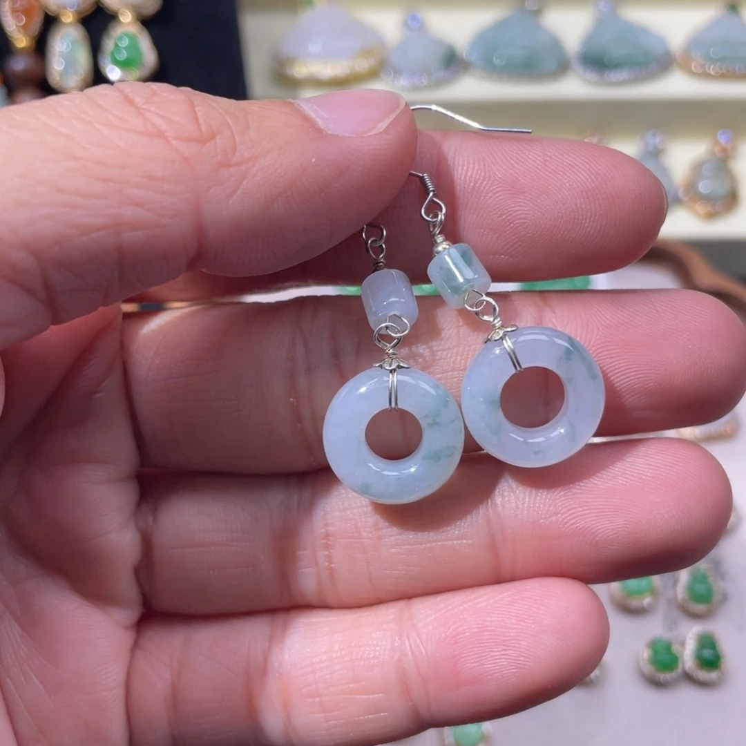 翡翠银S925镶嵌颈饰