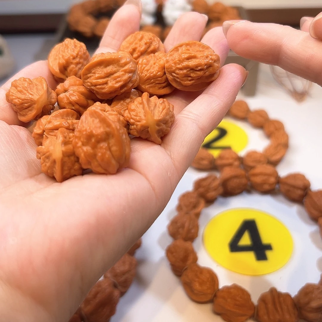 文玩核桃手串小金蟾