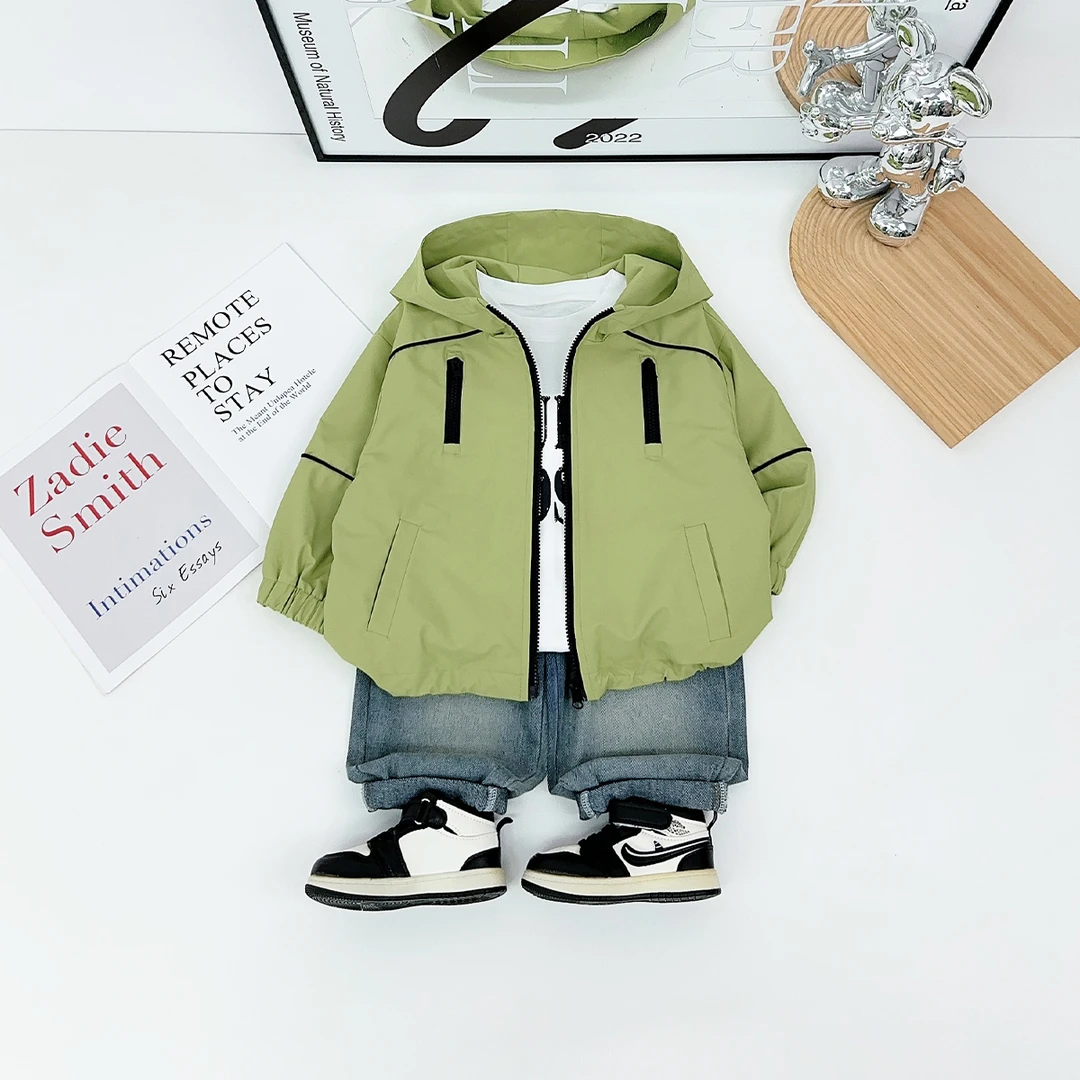 男童秋外套秋冬款2025新款秋装儿童夹克潮 DMC8106 悠悠童话童装