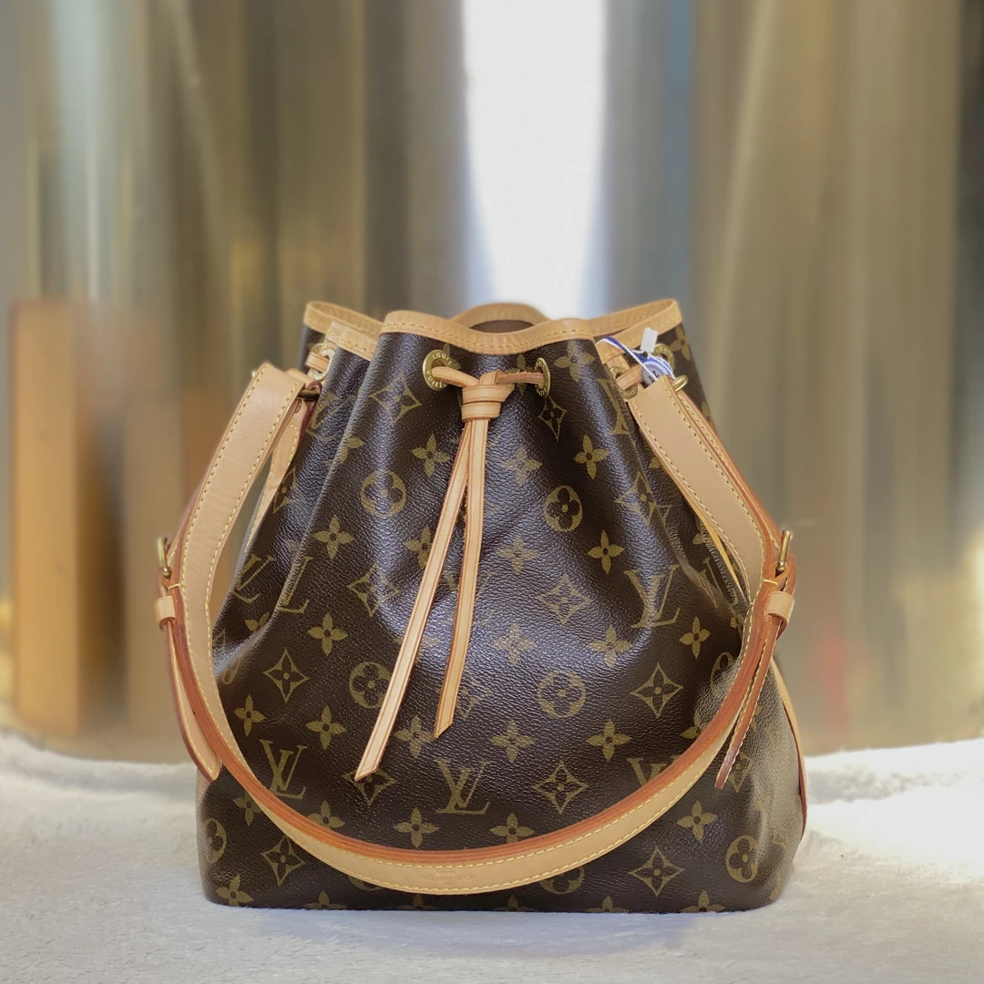 99新 LouisVuitton/路易威登 爱马98新LV中古水桶中号单肩包6759