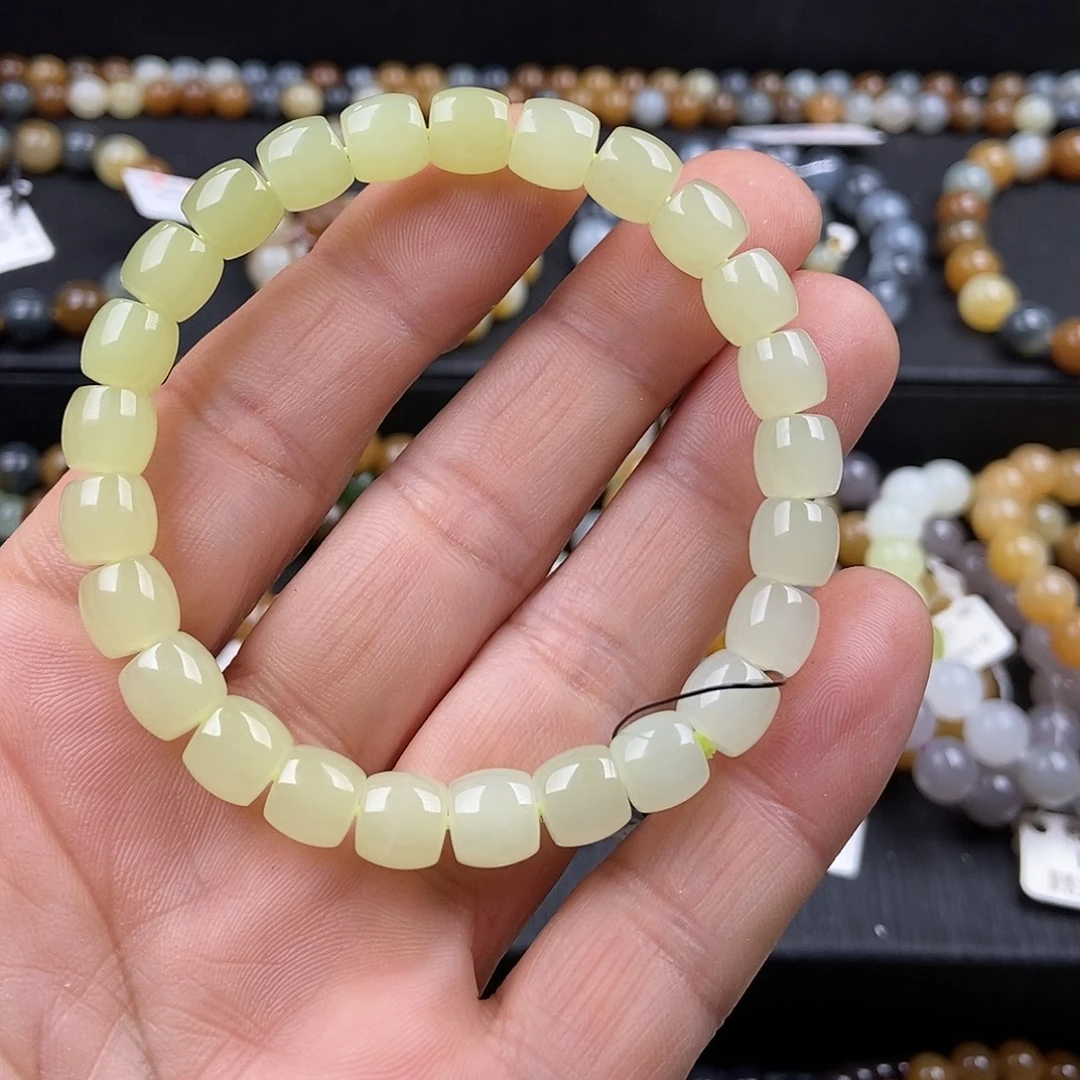 和田玉未镶嵌手链