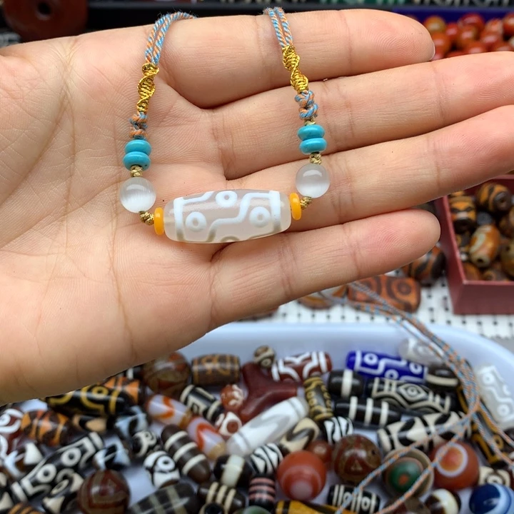 玛瑙/玉髓未镶嵌吊坠(赠链)