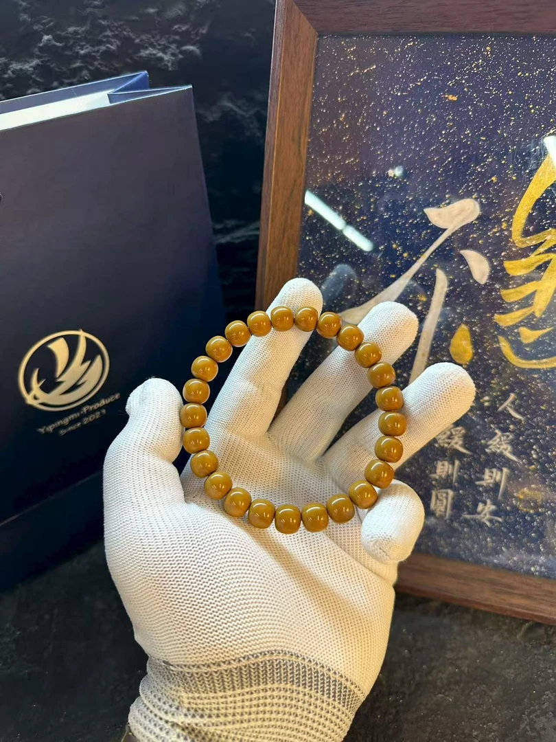【一平米文玩】精品猴头手串精工极限弧