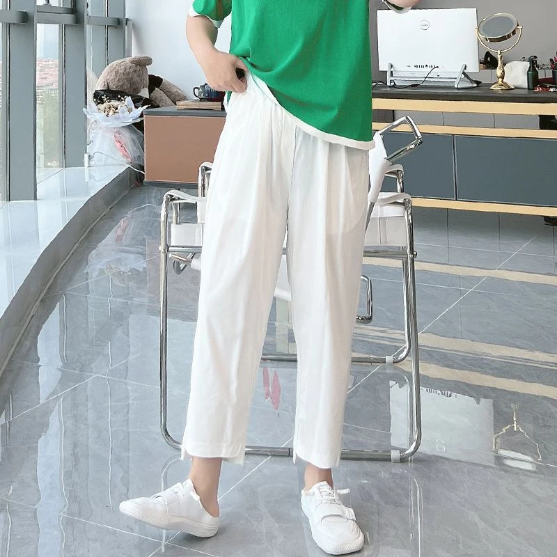 日光初长 / 痞痞di慵懒宽松遮肉萝卜裤4882花契大码200斤胖mm夏季