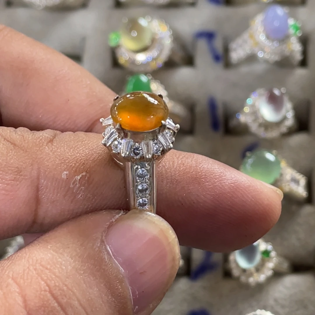 未镶嵌定制翡翠蛋面