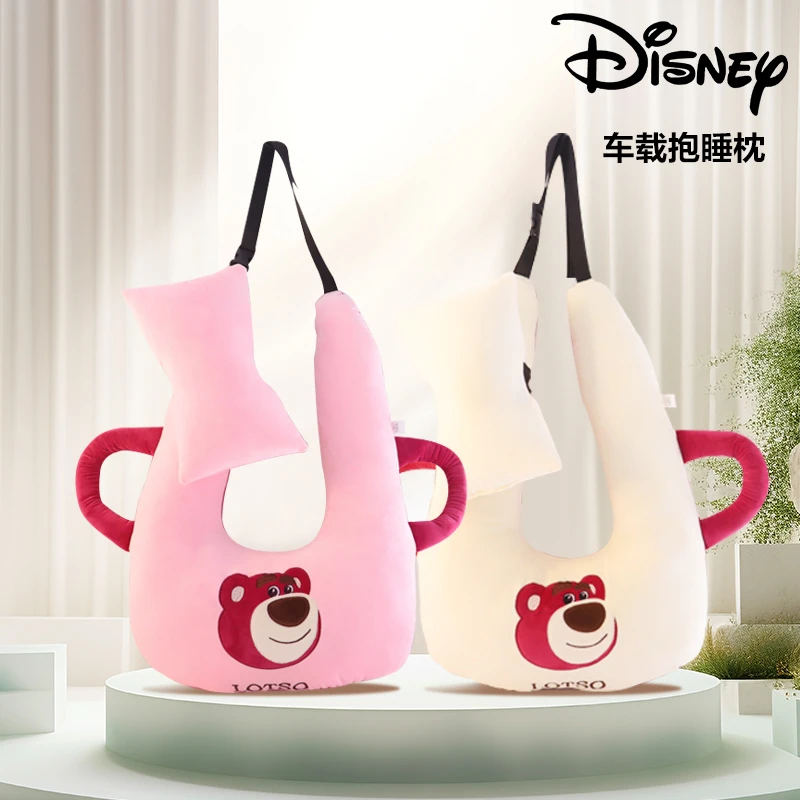 Disney/迪士尼正品车载抱枕儿童汽车头枕睡觉神器车上靠背垫颈枕