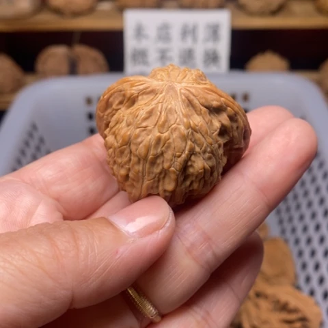 合***实文玩核桃把件核桃