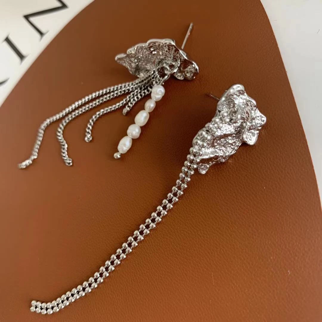 合金仿珍珠耳饰 N1-流苏款耳饰es1896【zb】