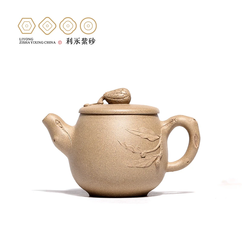 百年利永佛缘壶原矿段泥200CC宜兴紫砂