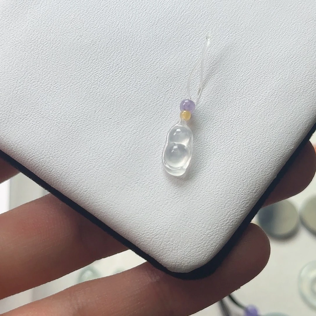 翡翠散珠翡翠冰福豆