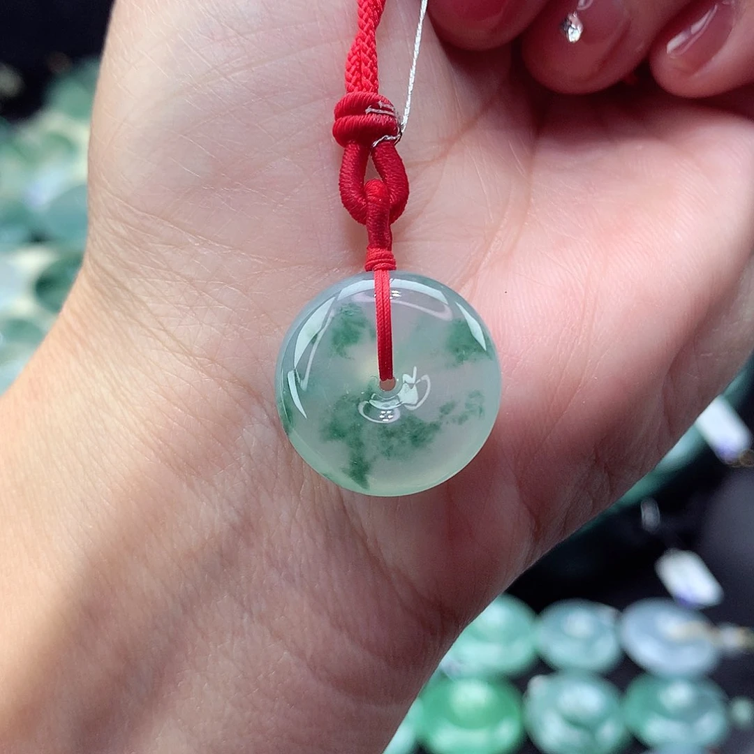 翡翠颈饰未镶嵌4尺寸18.8/5.5