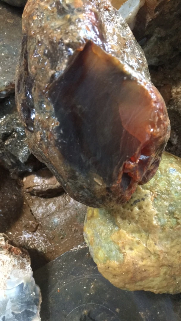 天然玛瑙原石板料定制专拍不退换