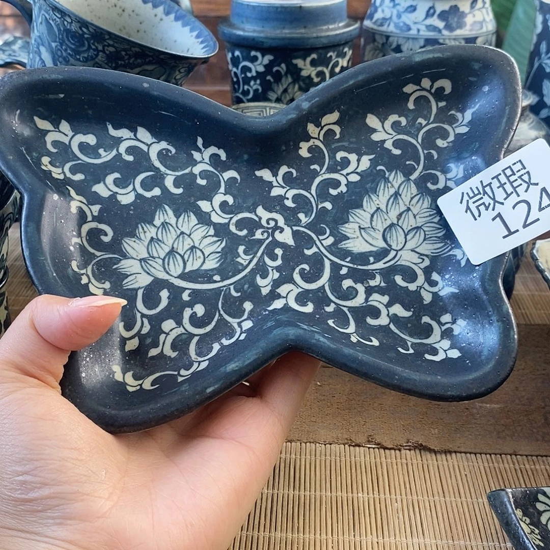 手工手绘青花高温陶瓷