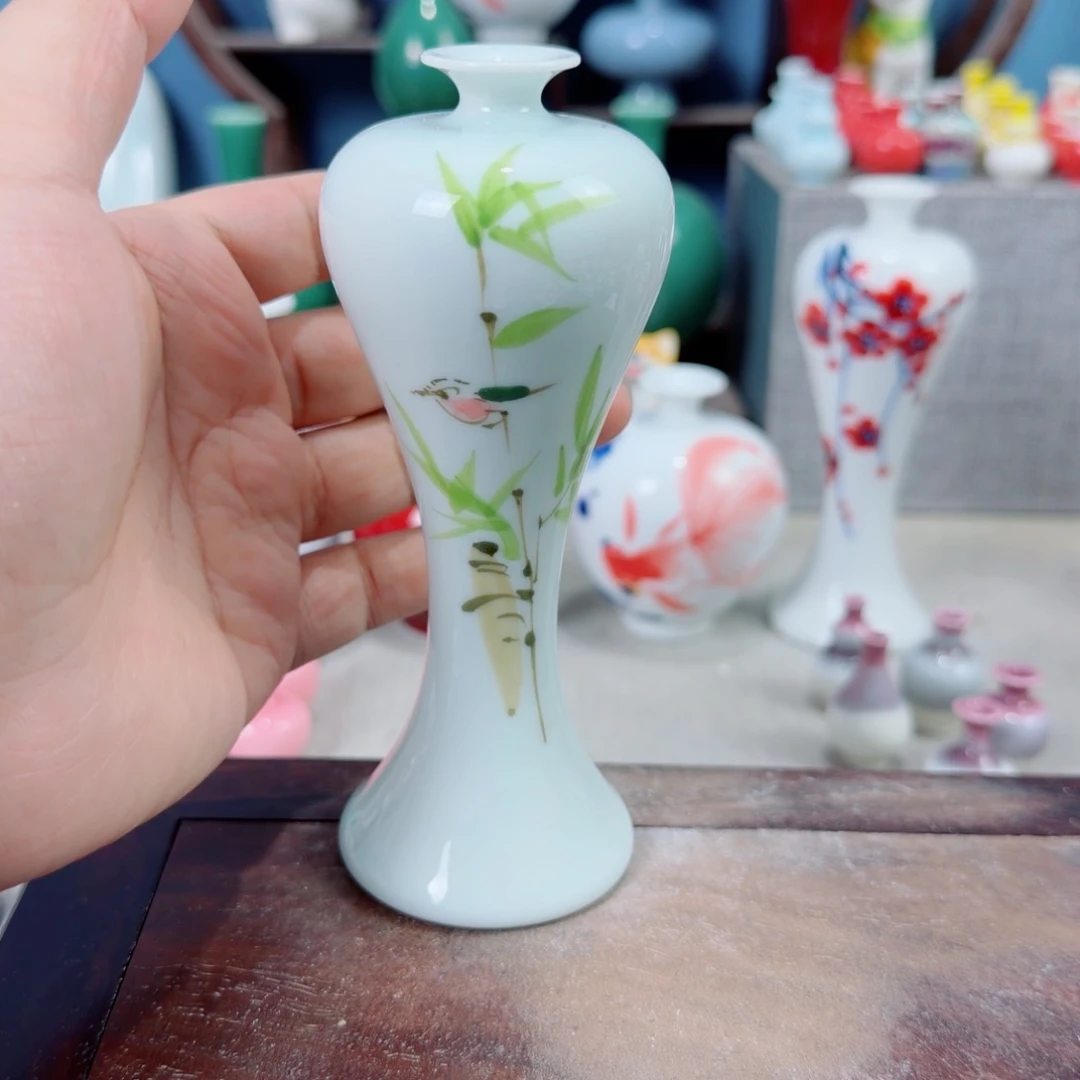 陶瓷手工小花器摆件
