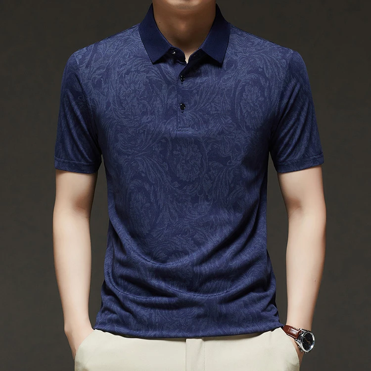 啄木鸟【冰氧丝POLO衫】短袖夏季半袖薄男装翻领服新款透气商务休闲