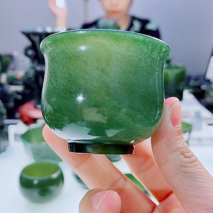 未镶嵌和田玉（青玉）把件微瑕