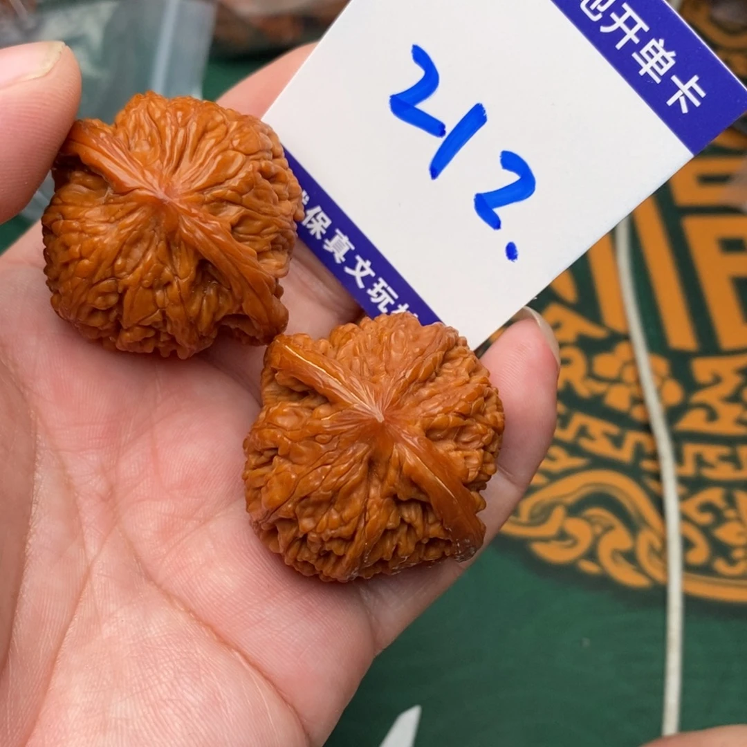 把件文玩核桃磨盘狮子头40