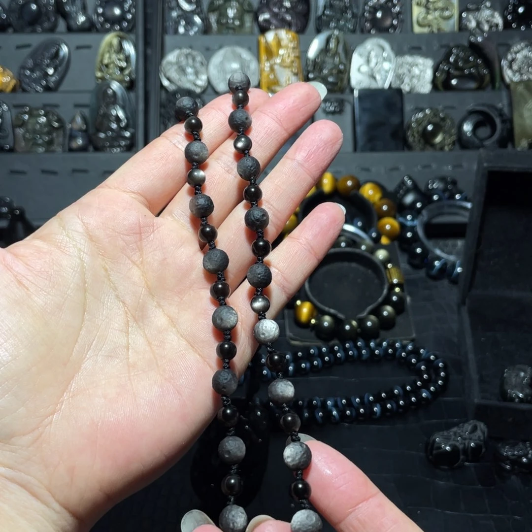 黑曜岩珠宝奇石未镶嵌初**改