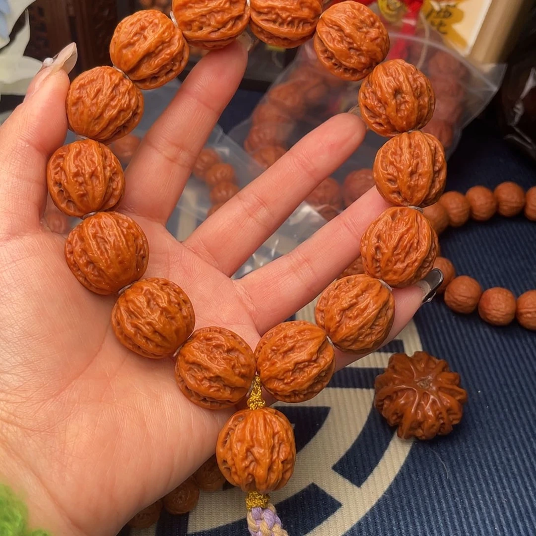 桃核吊坠京八棱核桃