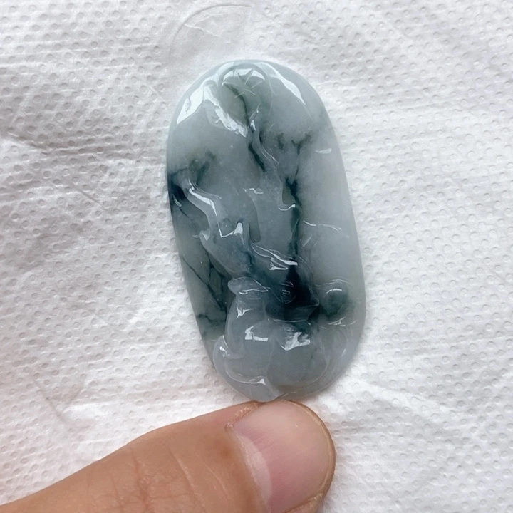 翡翠未镶嵌颈饰天然缅甸翡翠