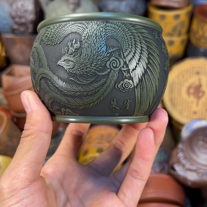 紫砂茶杯宜兴紫杯茶