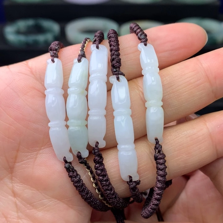 翡翠手绳未镶嵌多样性发一