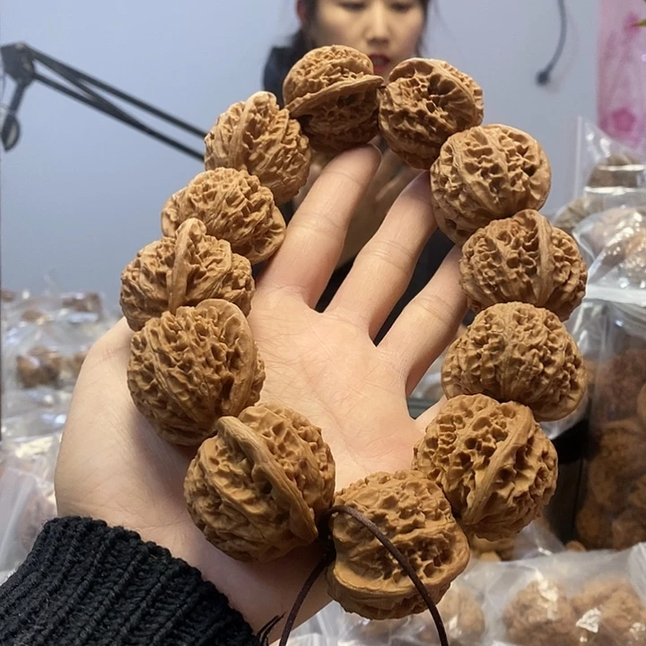 文玩核桃把件38.5宫灯手持