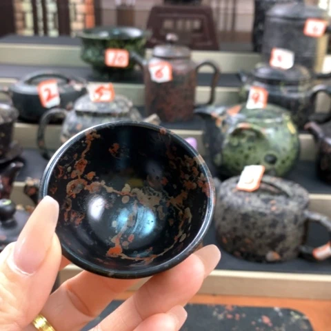 富*傅天然梅花玉茶杯茶杯茶杯