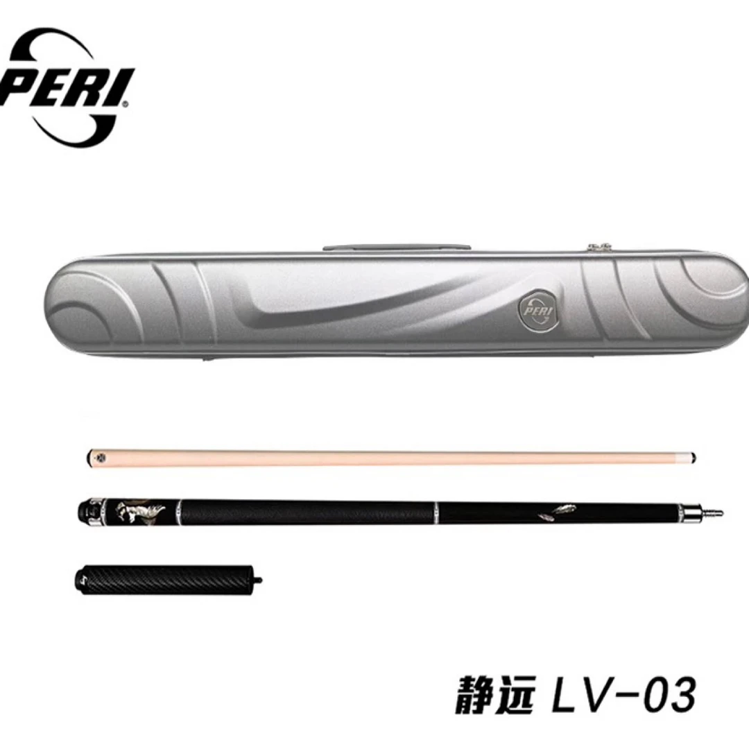 PERI/皮尔力大头杆静远LV03黑鹰台球杆中式黑八P8前节