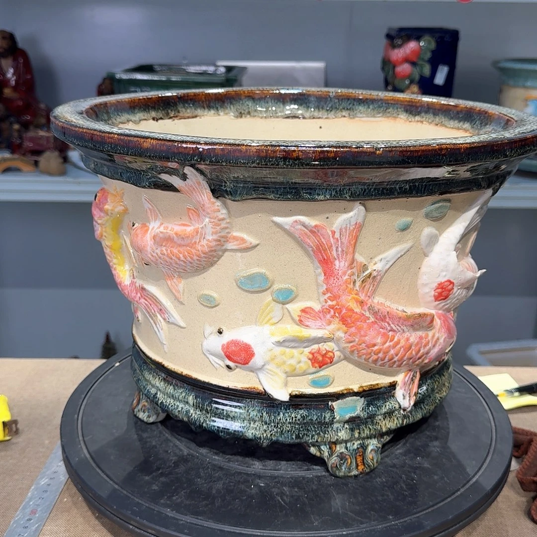 寒***的精品石湾花盆高端