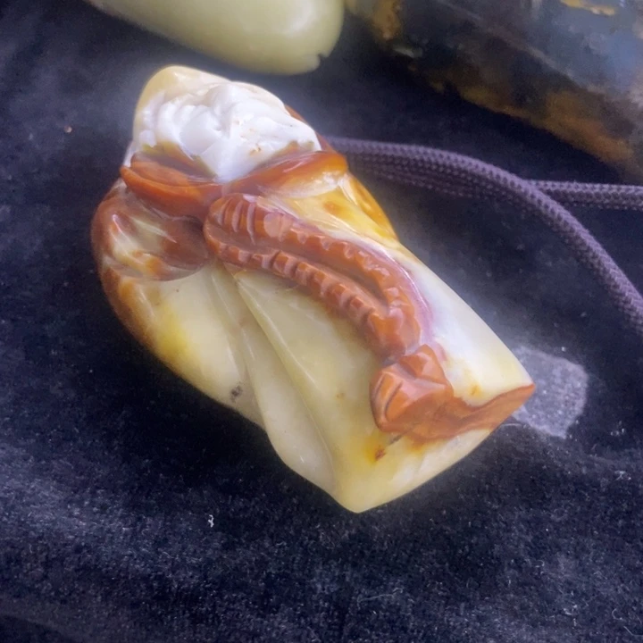 花***7石材天然岫岩玉摆件