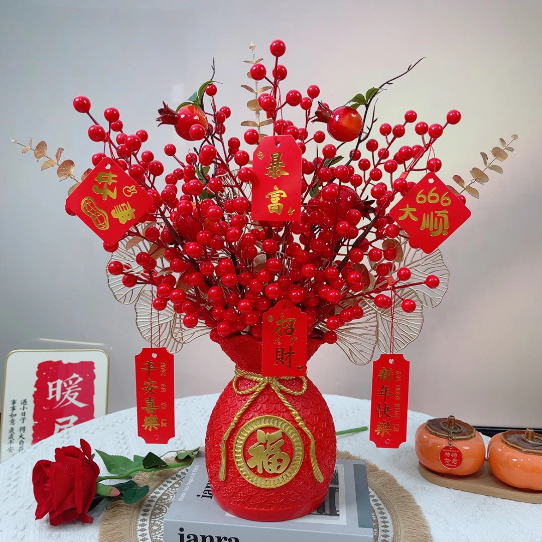 精品新房电视柜玄关,婚礼、开业喜庆摆件福字高档工艺品陶瓷创意