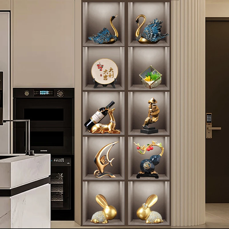 现代轻奢高档电视柜酒柜摆件家居客厅餐边柜电视柜客厅餐边柜